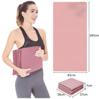 NNEOBA Foldable TPE Yoga Mat for Fitness & Pilates-1