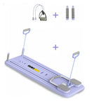 Leg & Arm Toner Fitness Abdominal Exercise Board Foldable with Tension Rope Push-up Automatic Rebound Board Adjustable Portable